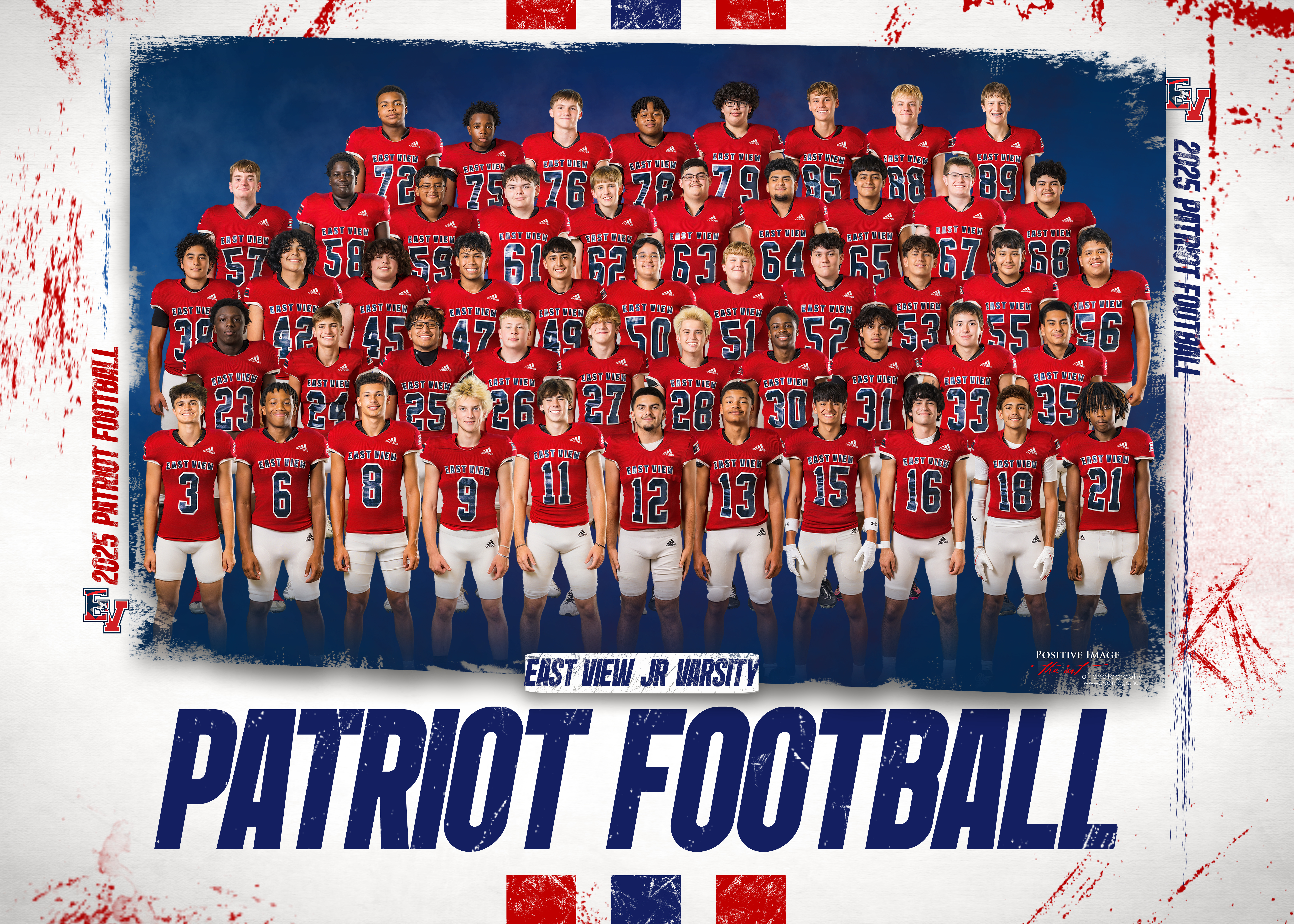 2025 East View Patriots JV Football Team